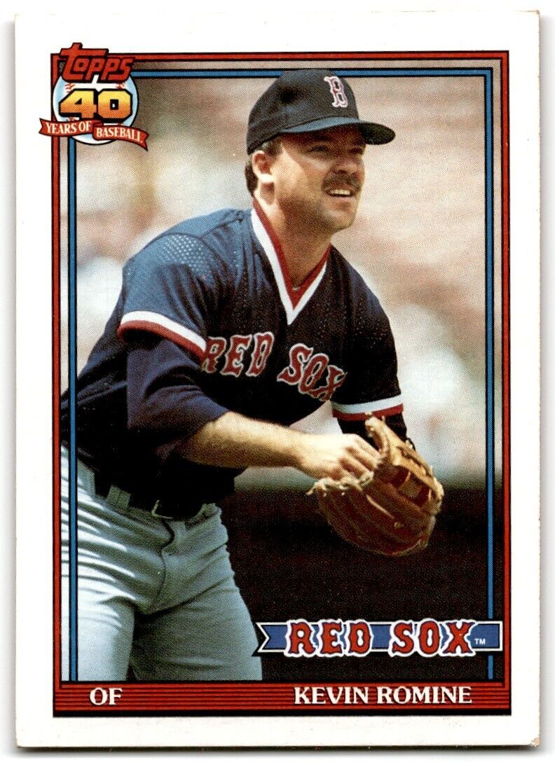 1991 Topps Kevin Romine Boston Red Sox #652