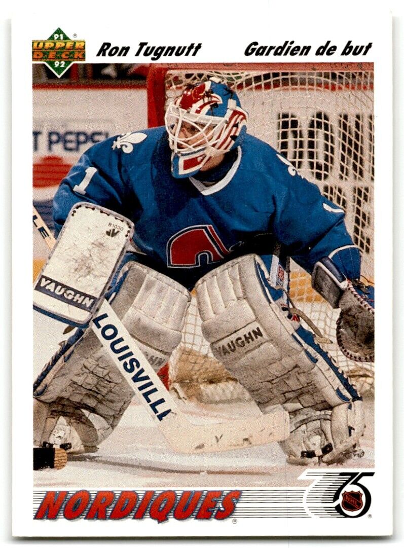 1991-92 Upper Deck Ron Tugnutt Quebec Nordiques #277