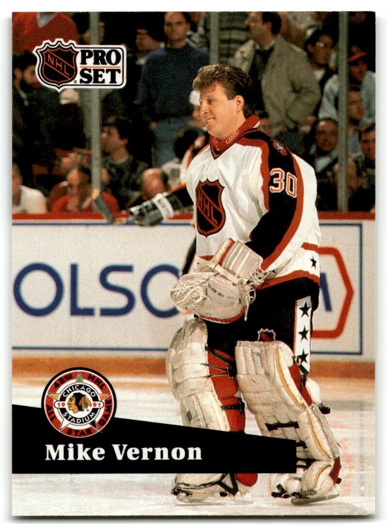 1991-92 Pro Set Mike Vernon Calgary Flames #277