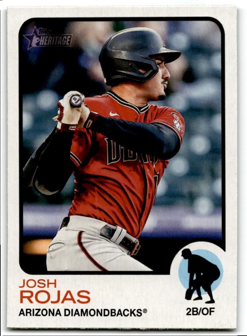 2022 Topps Heritage Josh Rojas Arizona Diamondbacks #37