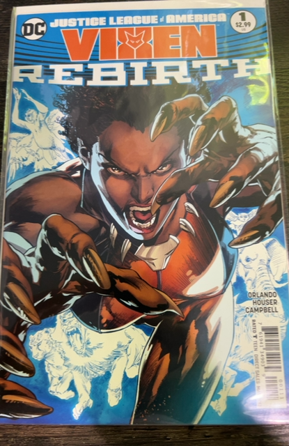 Justice League of America Rebirth- Vixen #1 DC Comics 2017