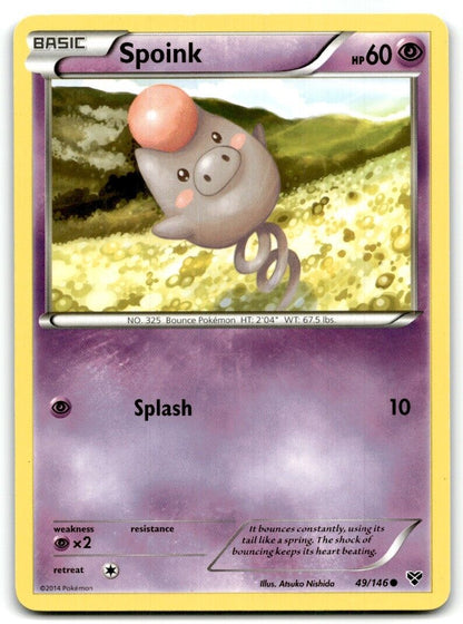 2014 XY Spoink Basic/Common #49