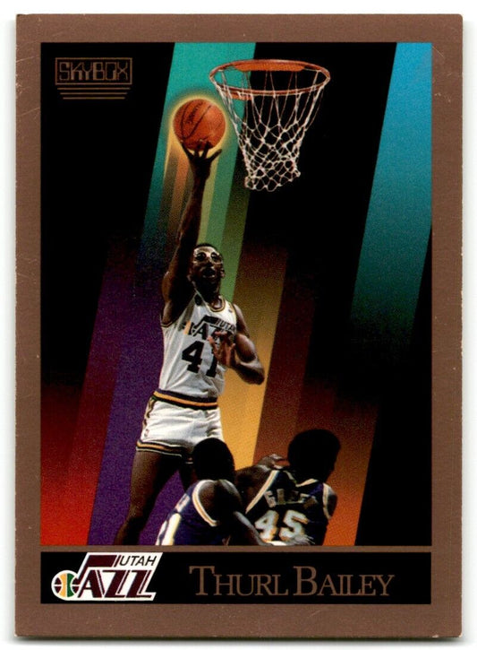 1990-91 SkyBox Thurl Bailey Utah Jazz #274