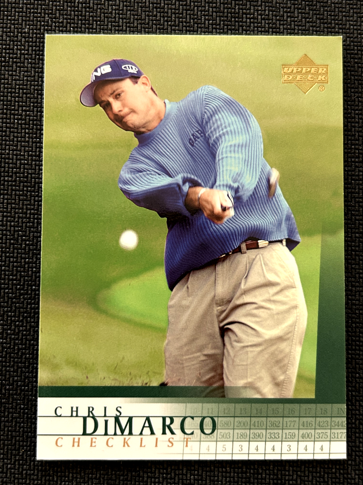 Chris DiMarco Checklist 2011 Upper Deck golf #199