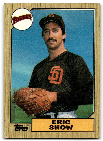 1987 Topps Eric Show San Diego Padres #730