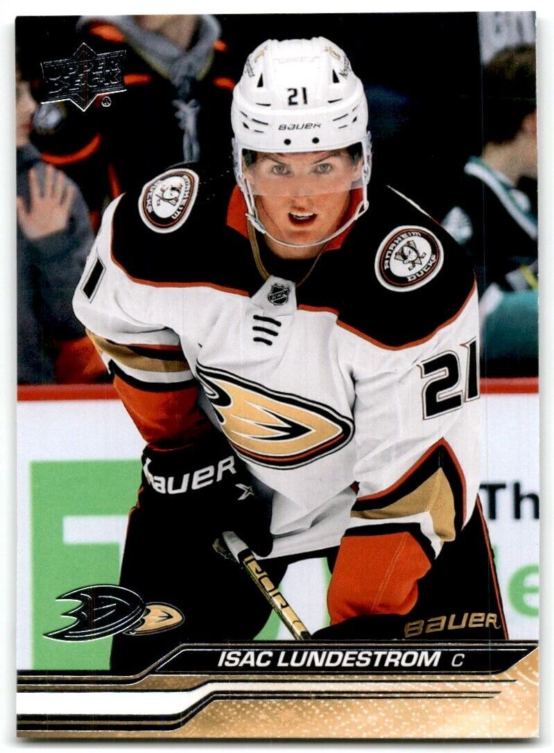 2023-24 Upper Deck Isac Lundestrom Anaheim Ducks #4