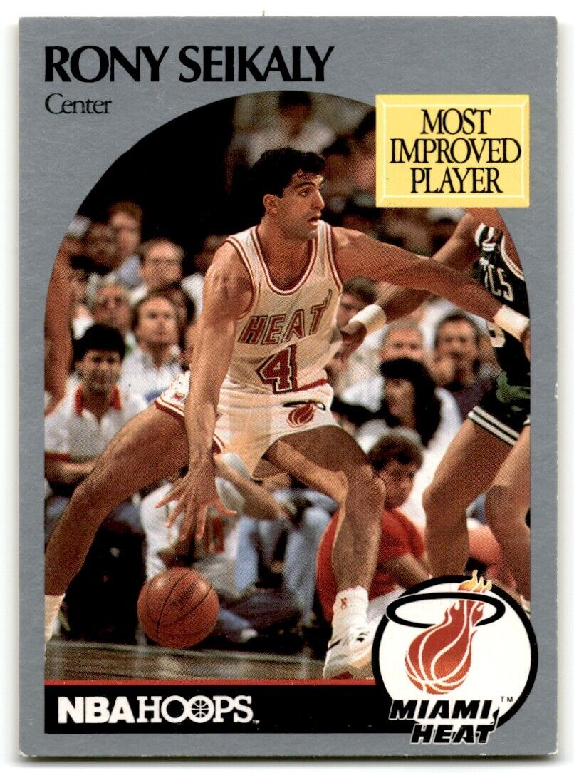 1990-91 Hoops Rony Seikaly Miami Heat #169B