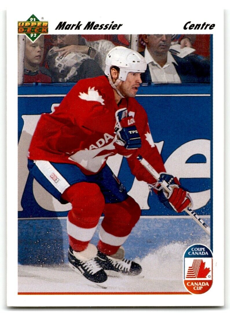 1991-92 Upper Deck French Mark Messier Canada #14