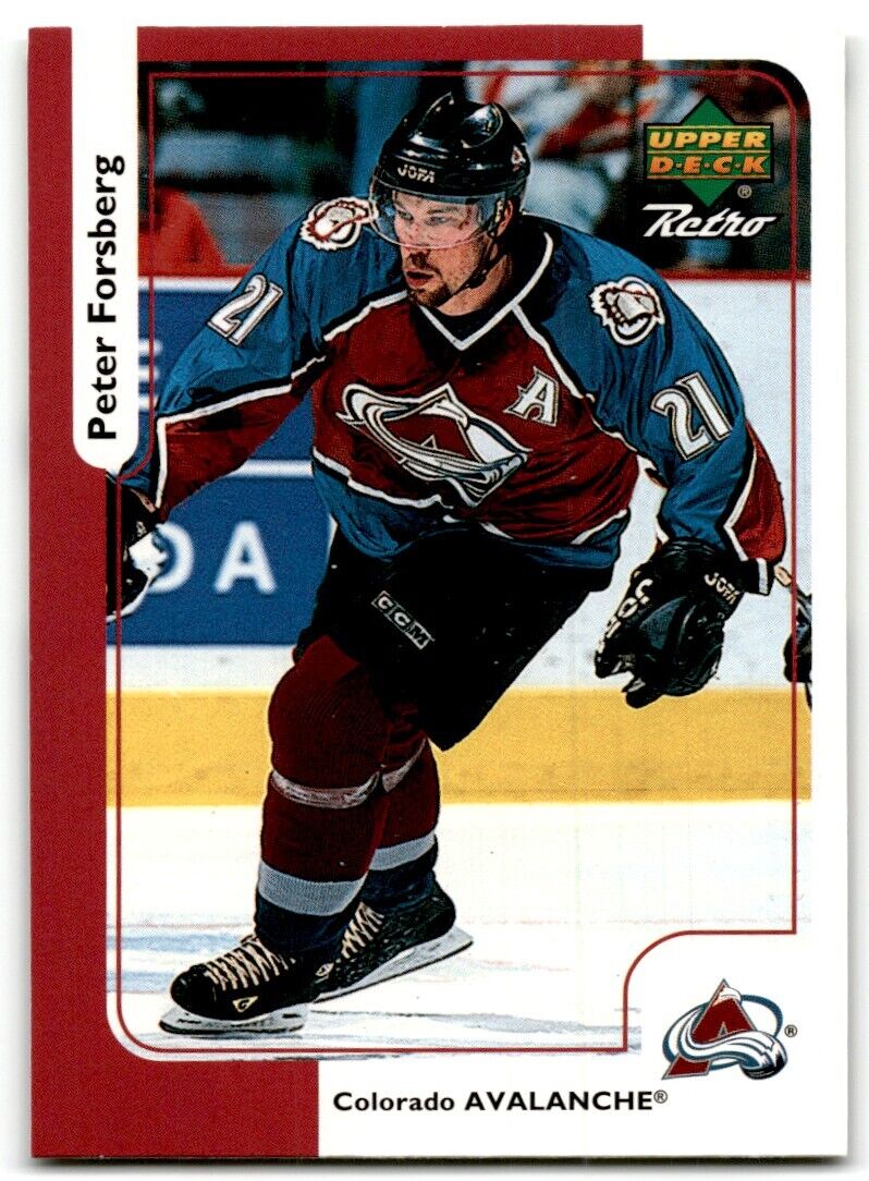 1999-00 Upper Deck Retro McDonald's Peter Forsberg Colorado Avalanche #MCD-10