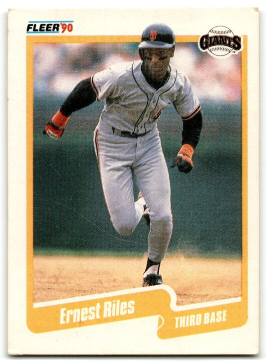 1990 Fleer Ernest Riles San Francisco Giants #69