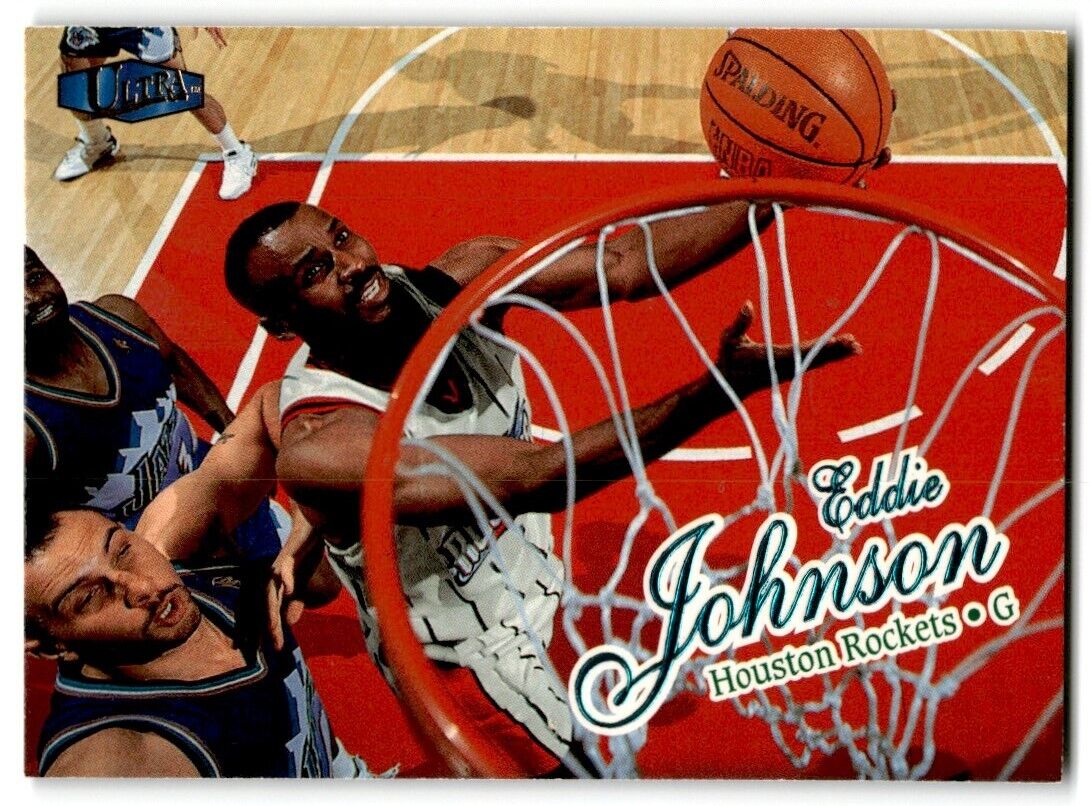 1997-98 Ultra Eddie Johnson Houston Rockets #215