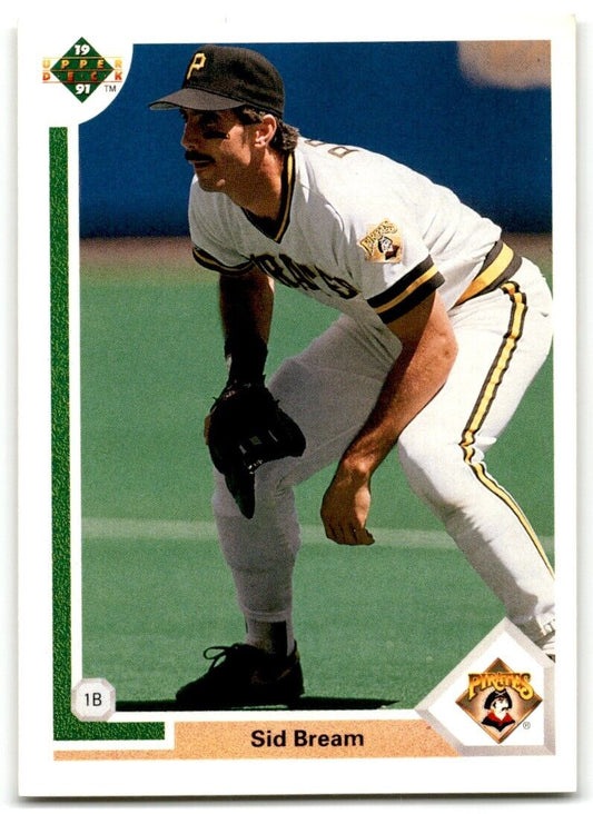 1991 Upper Deck Sid Bream Pittsburgh Pirates #109