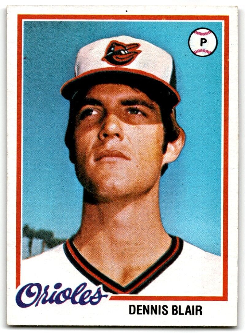 1978 Topps Dennis Blair Baltimore Orioles #466