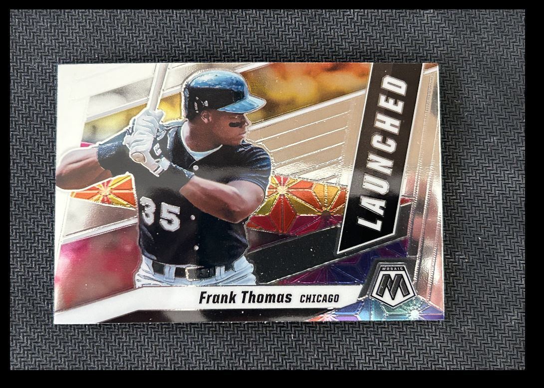 2021 Panini Mosaic Launched Frank Thomas Chicago White Sox #L6