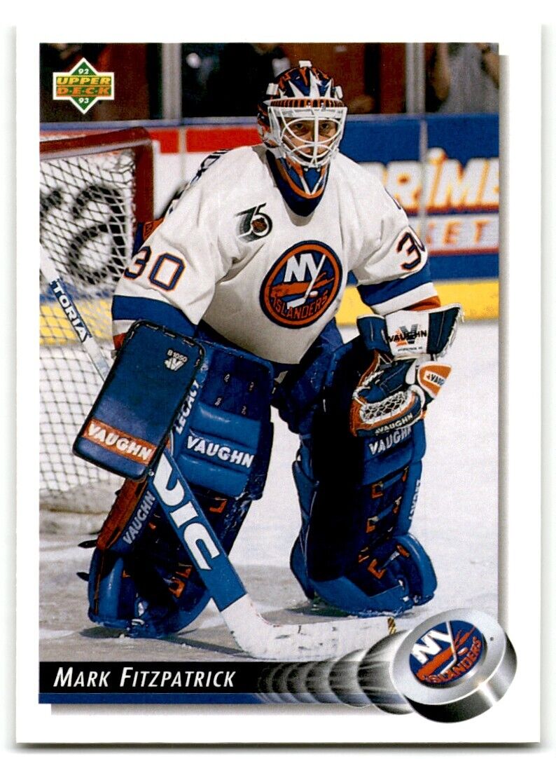 1992-93 Upper Deck Mark Fitzpatrick New York Islanders #332