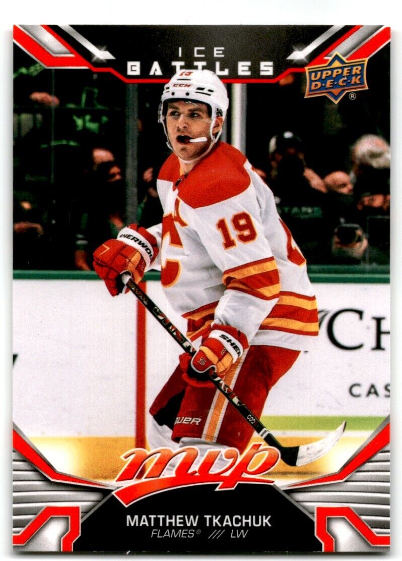 2022-23 Upper Deck MVP Ice Battles Matthew Tkachuk Calgary Flames #206