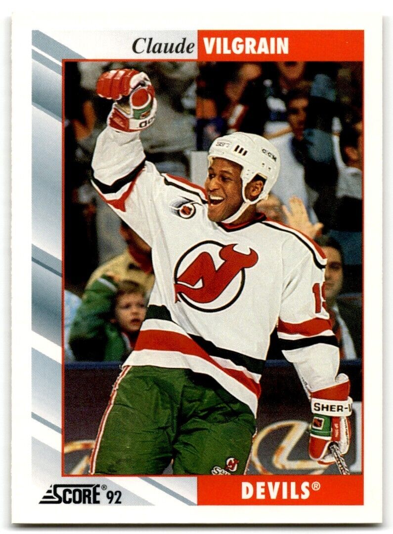 1992-93 Score Claude Vilgrain New Jersey Devils #326