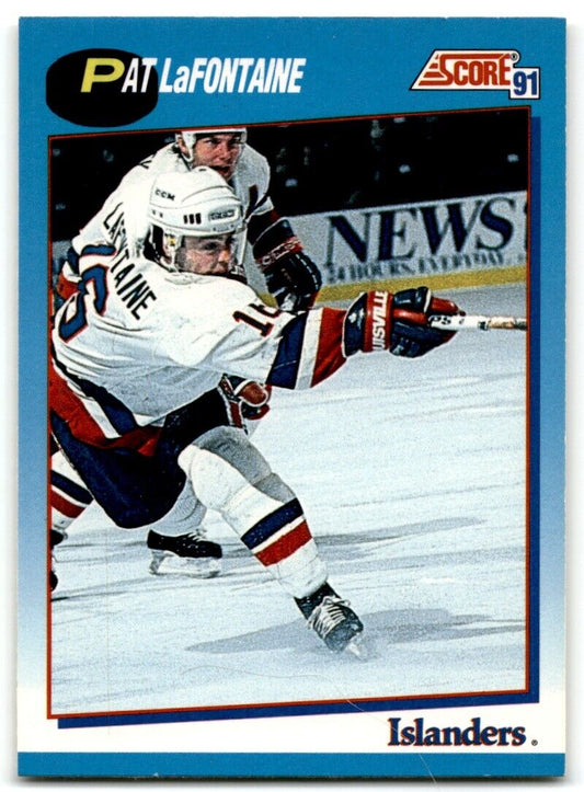 1991-92 Score Canadian Bilingual Pat LaFontaine New York Islanders #480