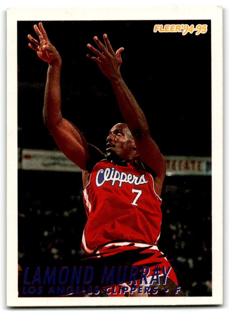 1994-95 Fleer Lamond Murray Rookie Los Angeles Clippers #300