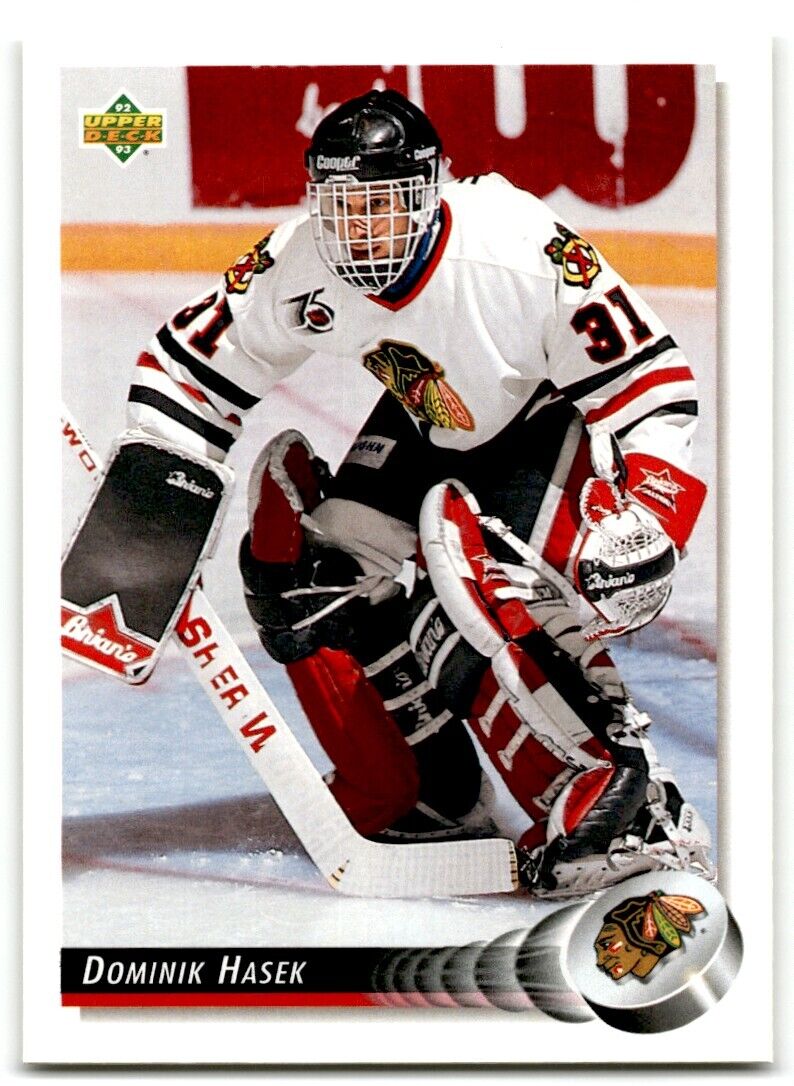 1992-93 Upper Deck Dominik Hasek Chicago Blackhawks #92