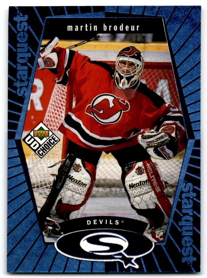 1998-99 UD Choice StarQuest Blue Martin Brodeur New Jersey Devils #SQ23