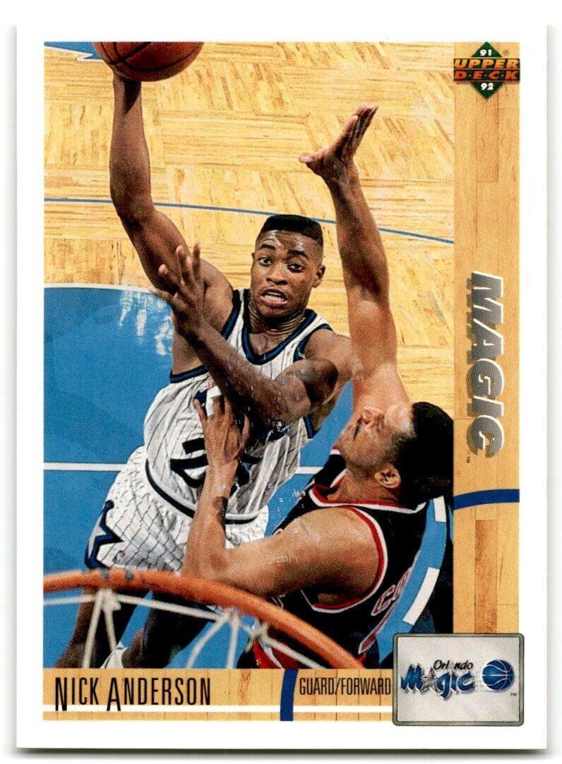 1991-92 Upper Desk Nick Anderson Orlando Magic #228