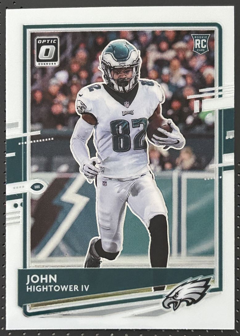 2020 Donruss Optic Preview John Hightower IV Rookie Philadelphia Eagles #P-278