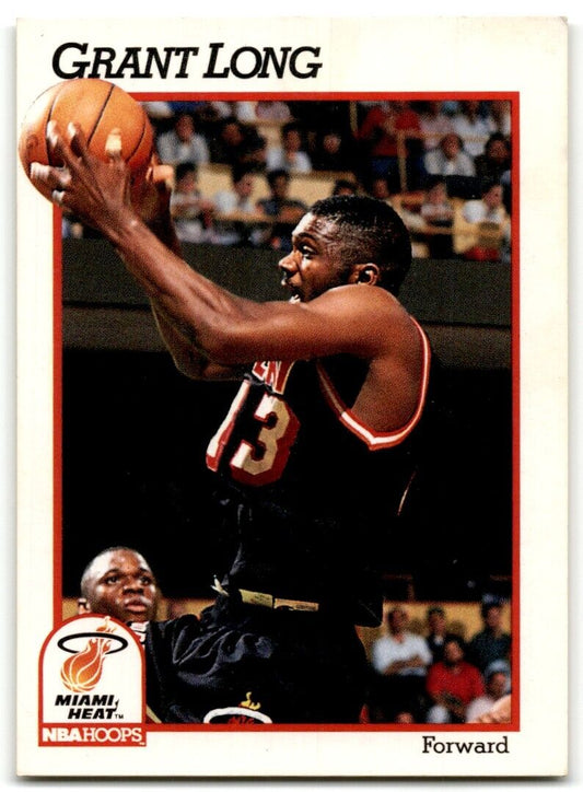 1991-92 Hoops Grant Long Miami Heat #387