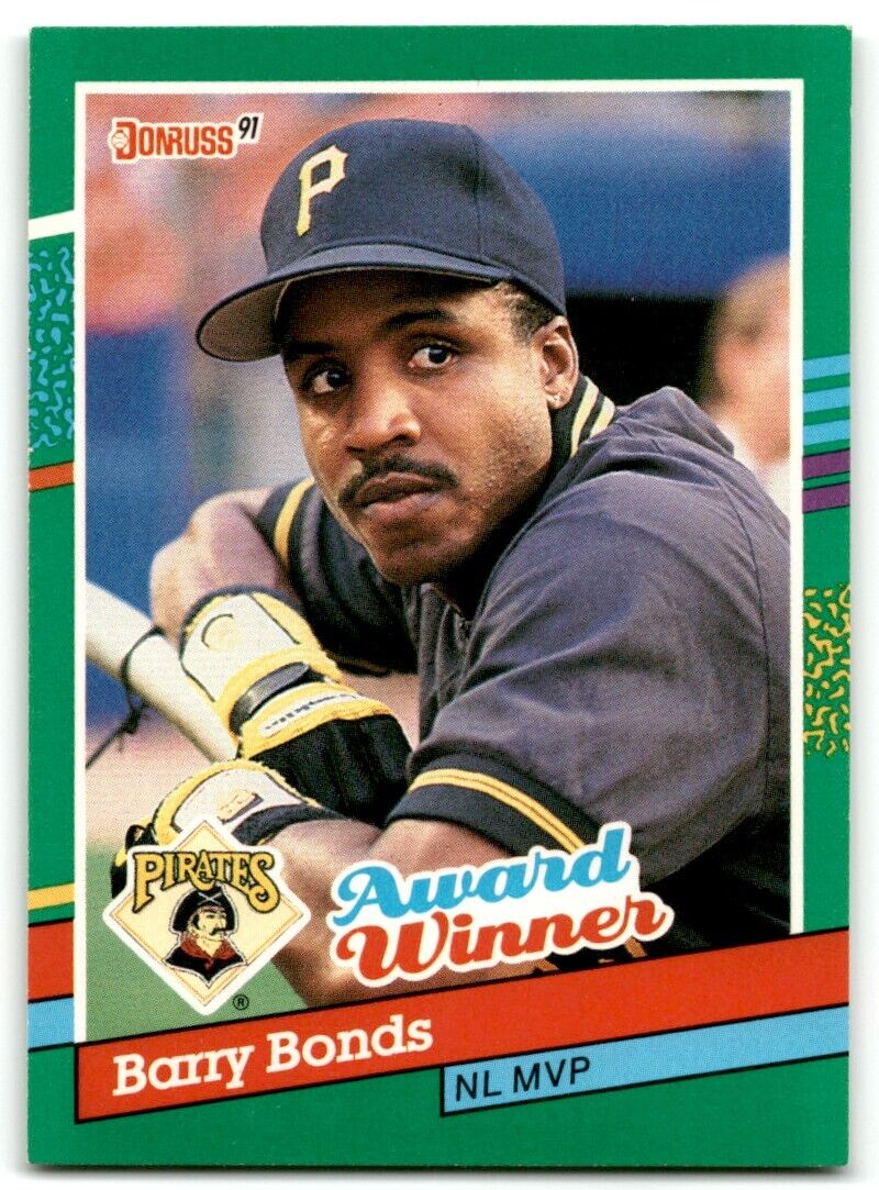 1991 Donruss Barry Bonds Pittsburgh Pirates #762