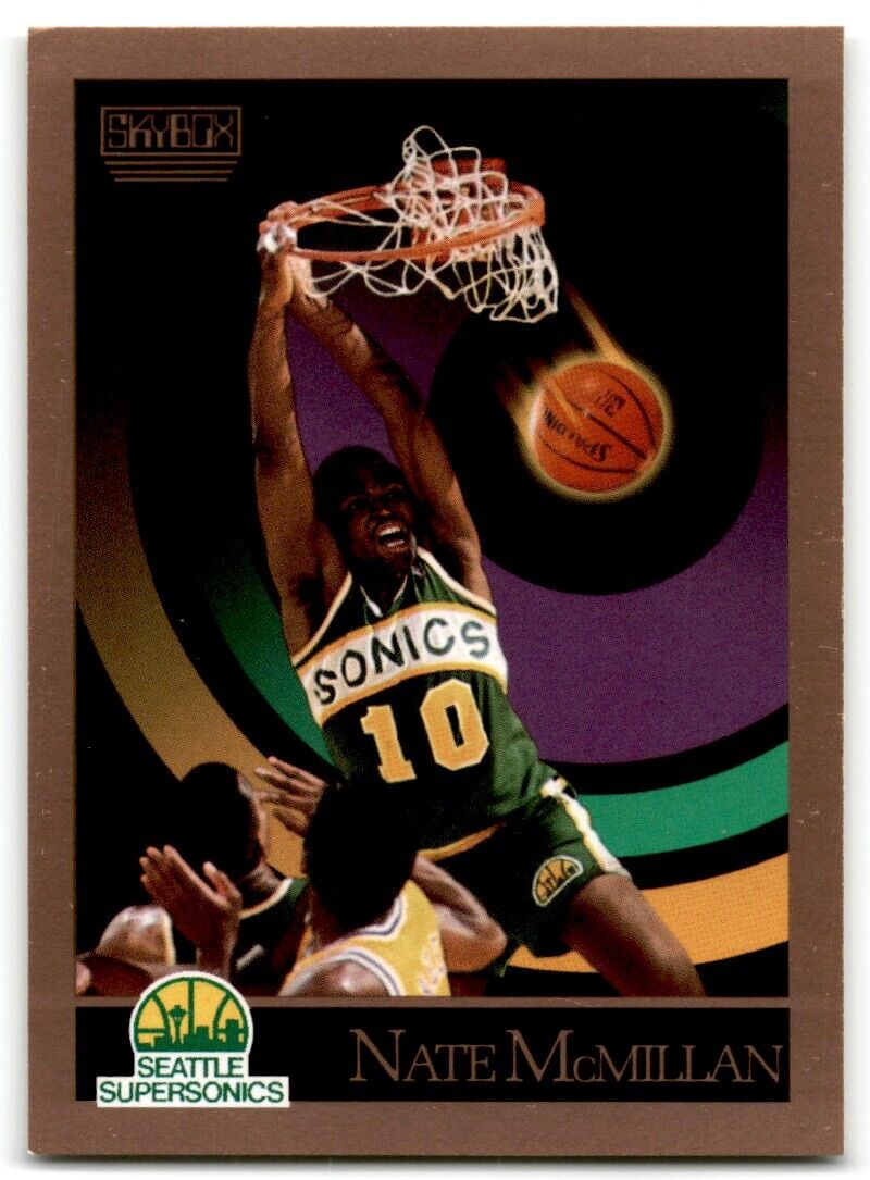 1990-91 SkyBox Nate McMillan Seattle SuperSonics #271A