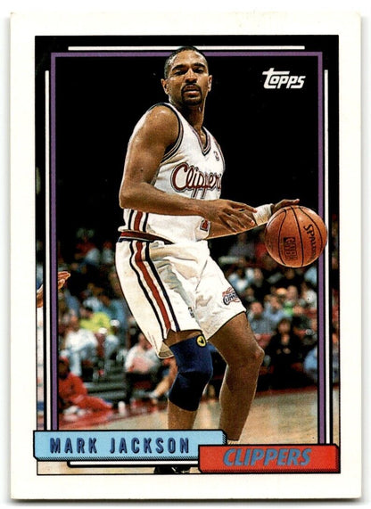 1992-93 Topps Mark Jackson Los Angeles Clippers #325