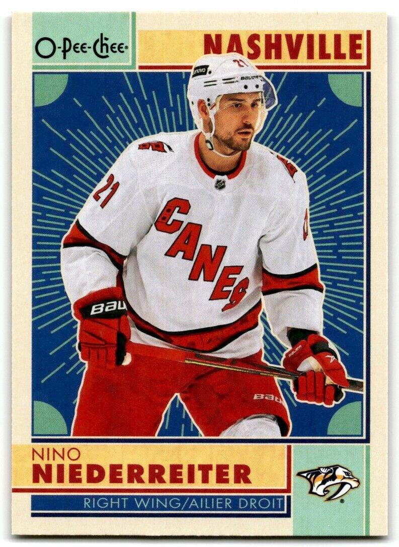 2022-23 O-Pee-Chee Nino Niederreiter Nashville Predators #303