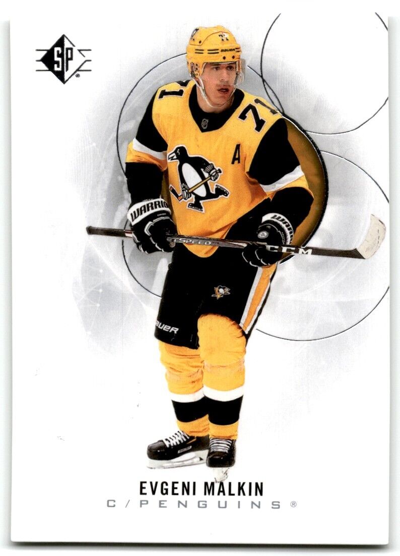 2020-21 SP Authentic Evgeni Malkin Pittsburgh Penguins #38