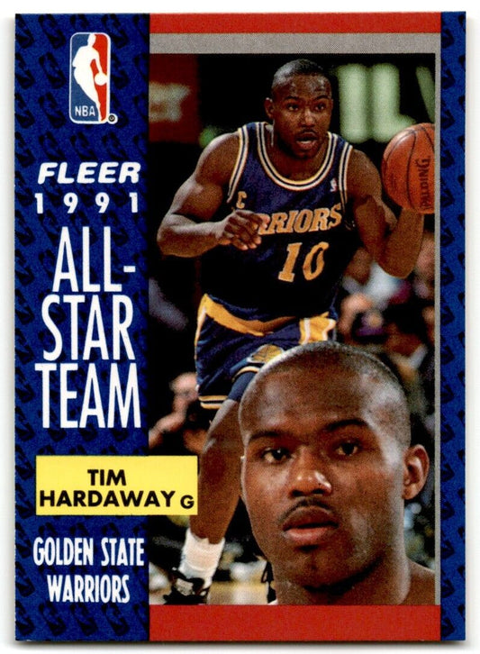 1991-92 Fleer Tim Hardaway Golden State Warriors #216