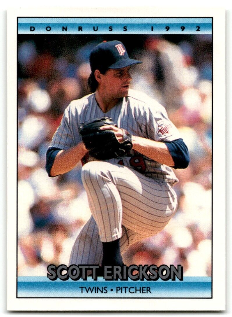 1992 Donruss Scott Erickson Minnesota Twins #463