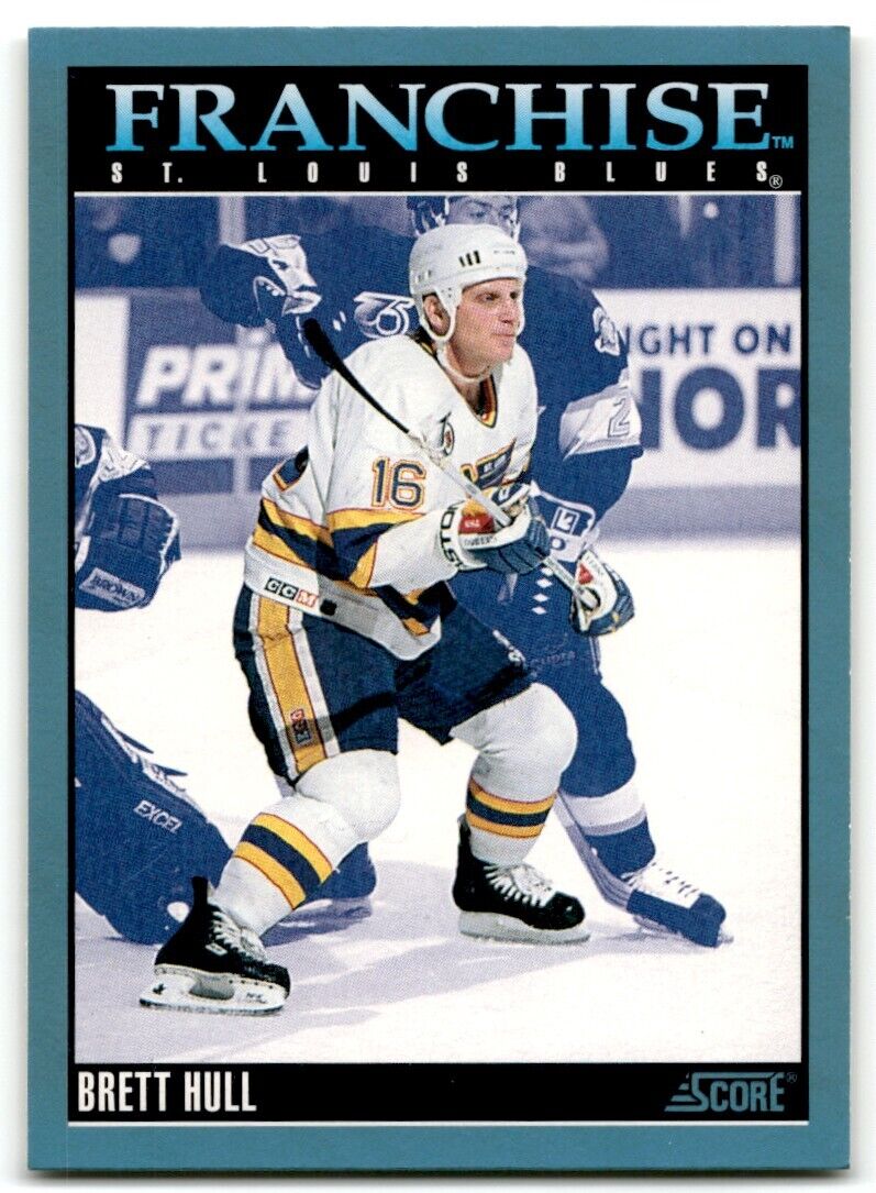 1992-93 Score Brett Hull St. Louis Blues #435