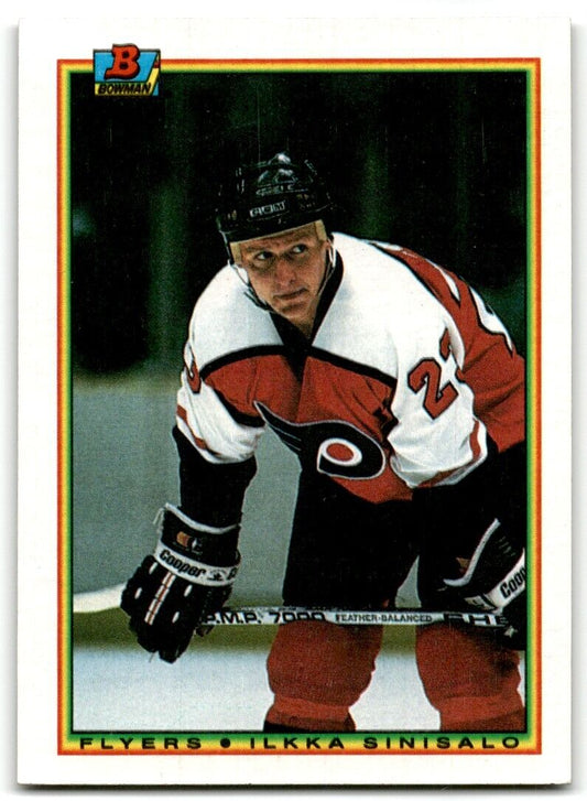 1990-91 Bowman Ilkka Sinisalo Philadelphia Flyers #112