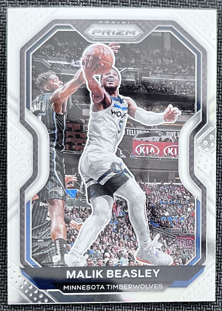 2020-21 Panini Prizm Malik Beasley Minnesota Timberwolves #102