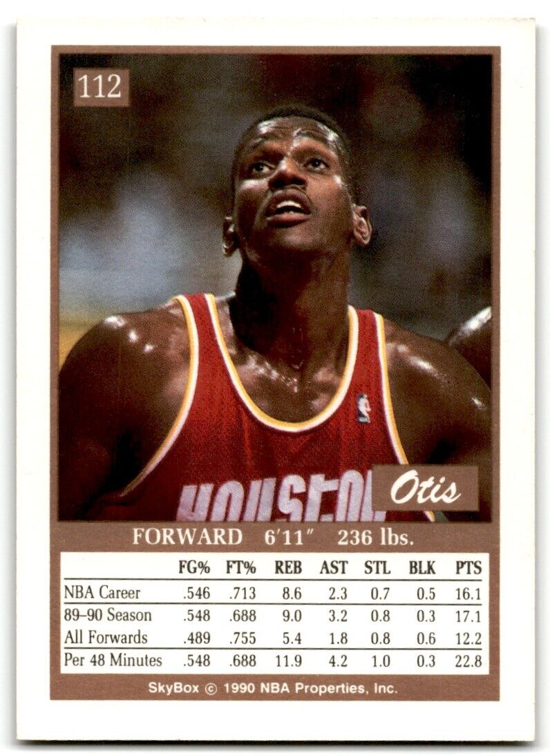 1990-91 SkyBox Mitchell Wiggins Houston Rockets #113A