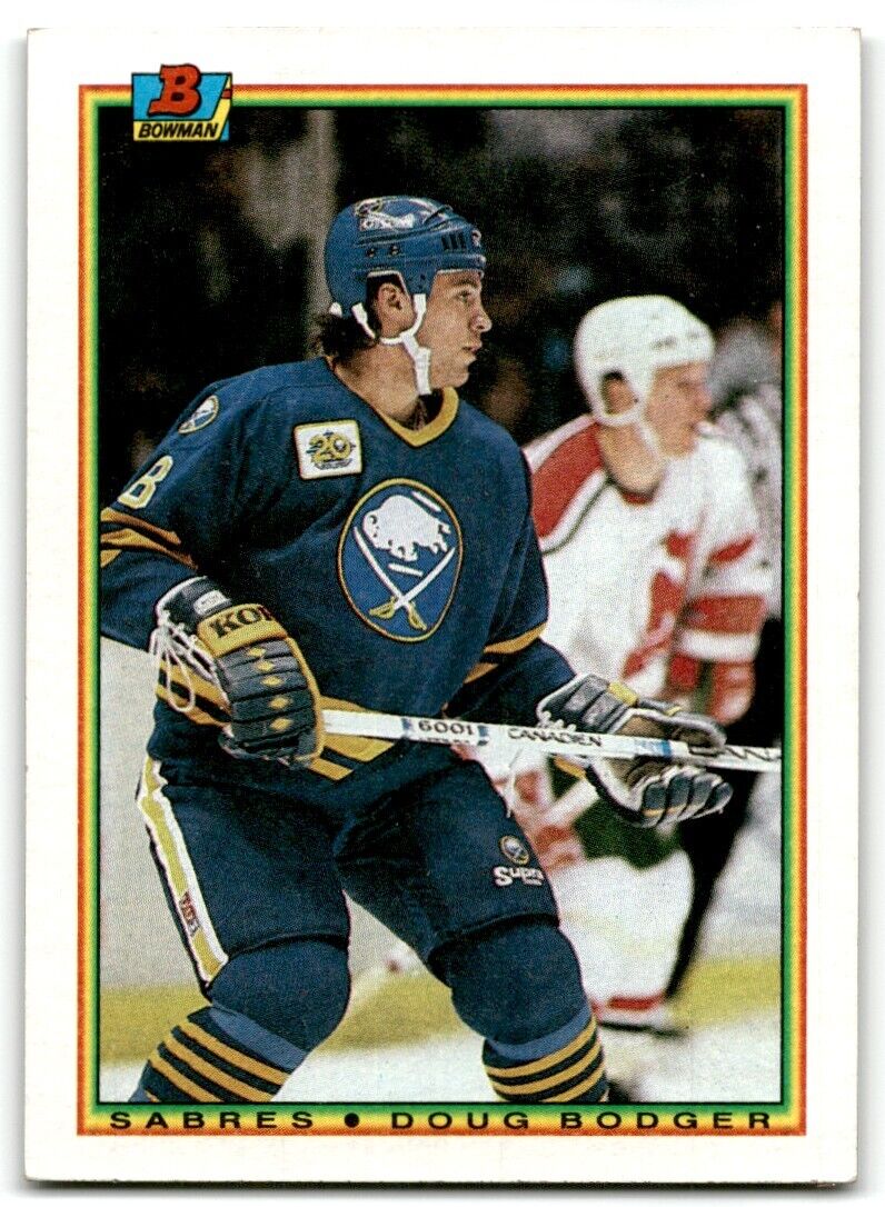 1990-91 Bowman Doug Bodger Buffalo Sabres #245