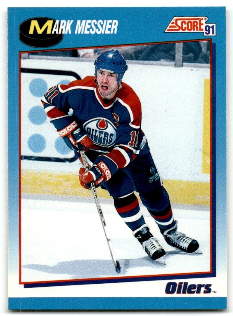 1991-92 Score Canadian Bilingual Mark Messier Edmonton Oilers #505