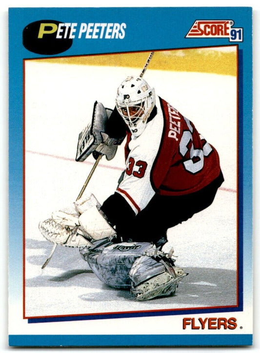 1991-92 Score Canadian Pete Peeters Philadelphia Flyers #544