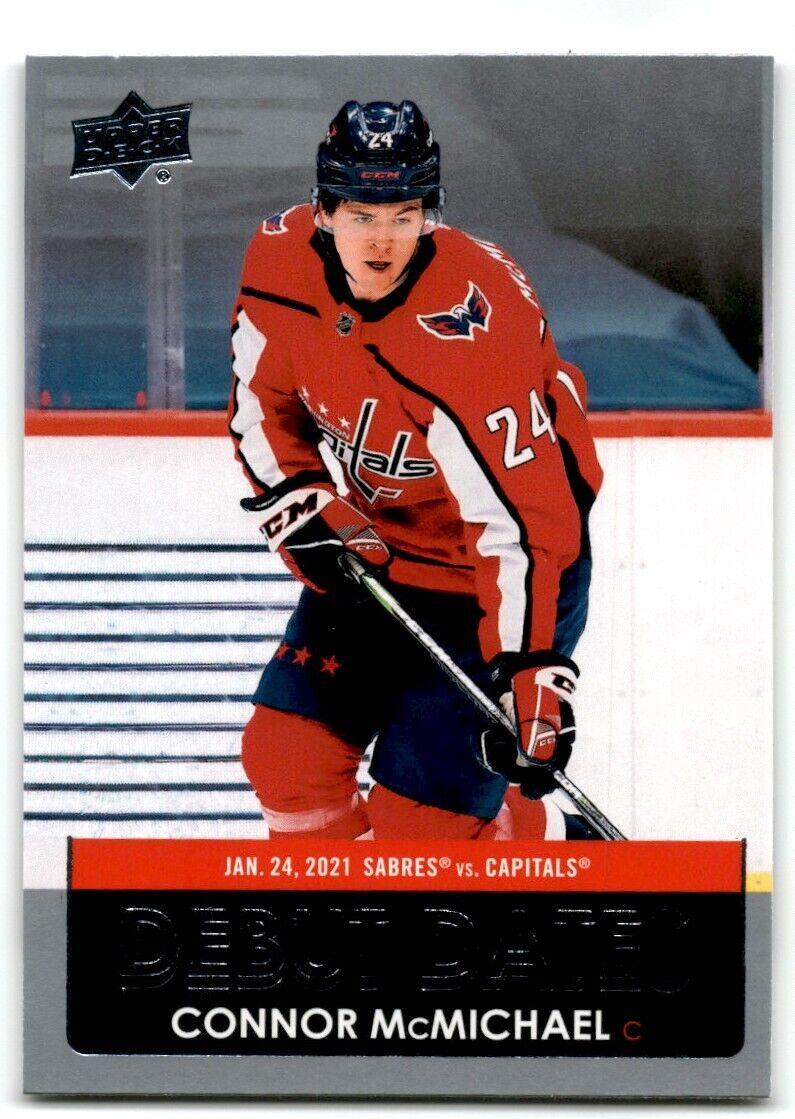 2021-22 Upper Deck Debut Dates Connor McMichael Washington Capitals #DD-11