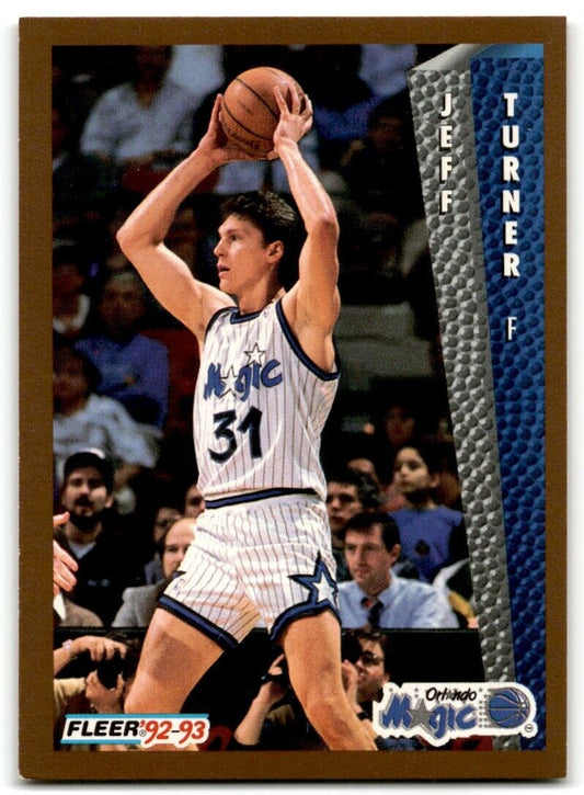 1992-93 Fleer Jeff Turner Orlando Magic #403