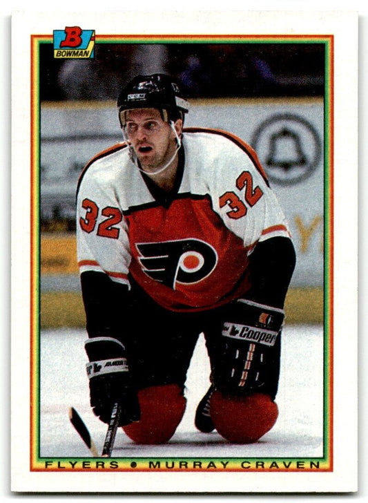 1990-91 Bowman Murray Craven Philadelphia Flyers #109