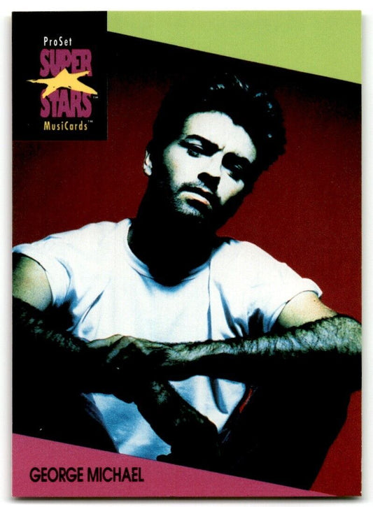 1991-92 ProSet Super Stars MusiCard George Michael #77