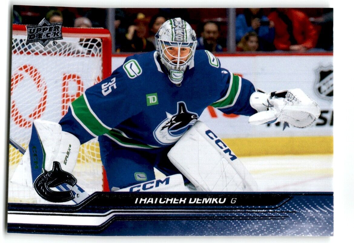 2023-24 Upper Deck Thatcher Demko Vancouver Canucks #428