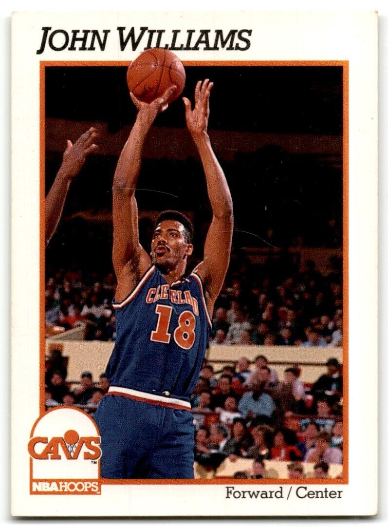 1991-92 Hoops John Williams Cleveland Cavaliers #42