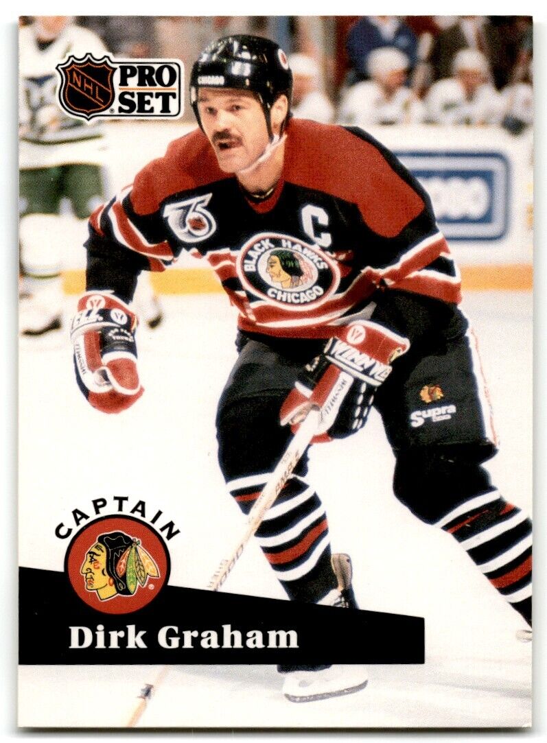 1991-92 Pro Set Dirk Graham Chicago Blackhawks #570