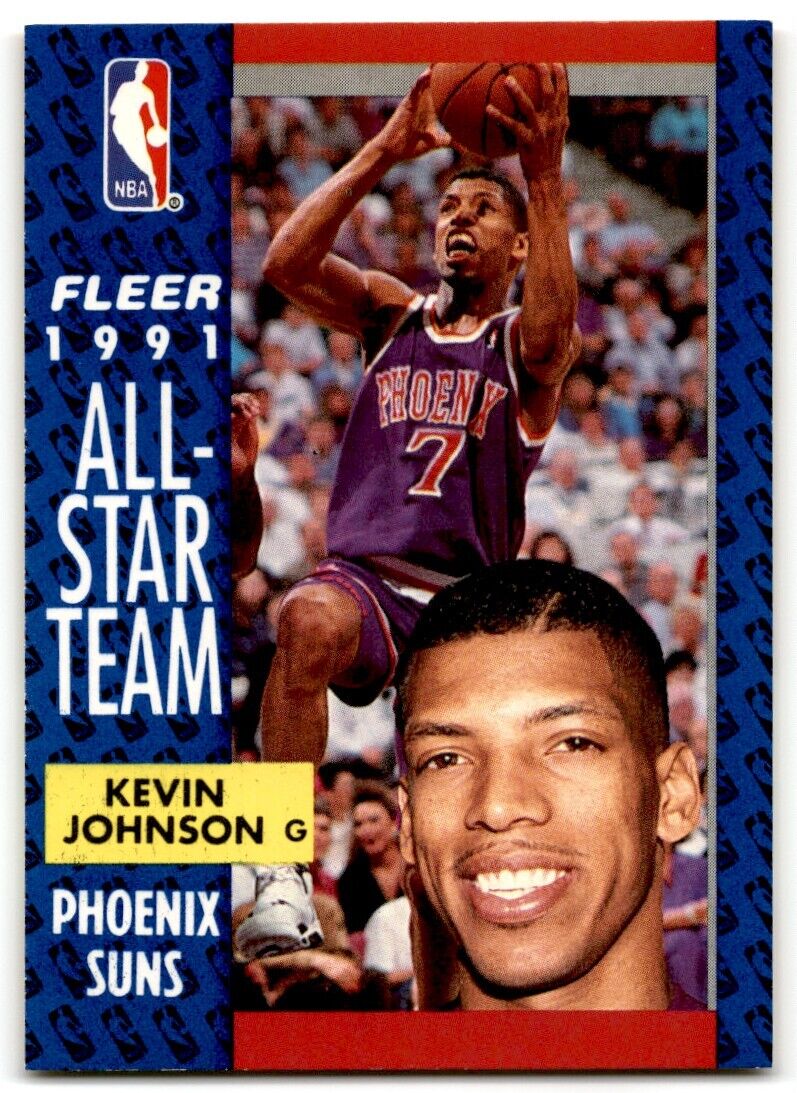 1991-92 Fleer Kevin Johnson Phoenix Suns #210